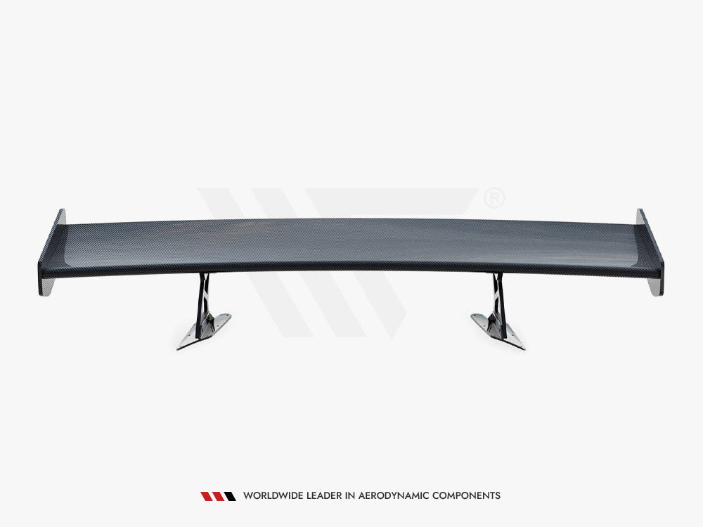 Maxton Design Carbon Spoiler With Internal Brackets Uprights Chevrolet Corvette Stingray / Grand Sport C7