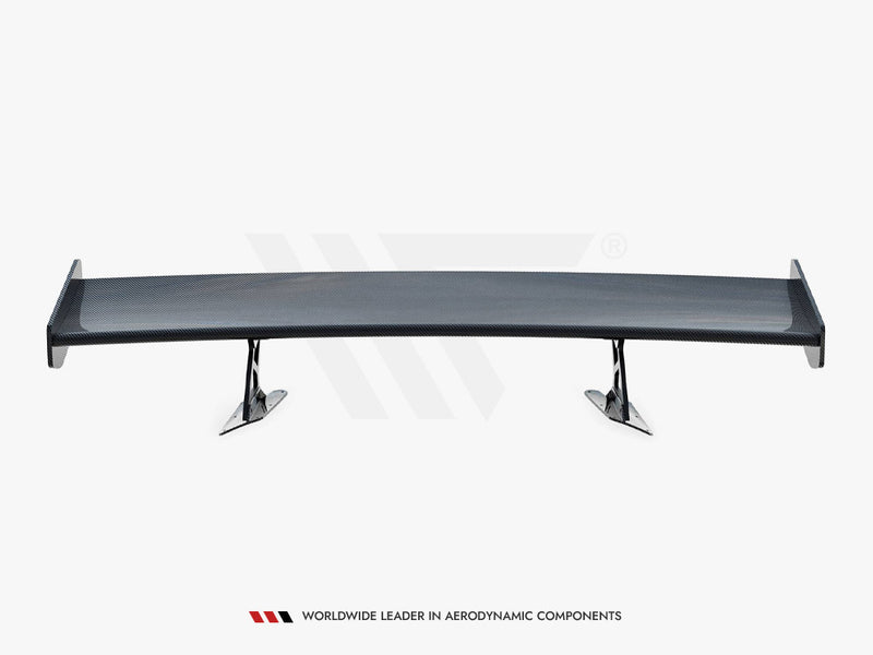 Maxton Design Carbon Spoiler With Internal Brackets Uprights Chevrolet Corvette Stingray / Grand Sport C7