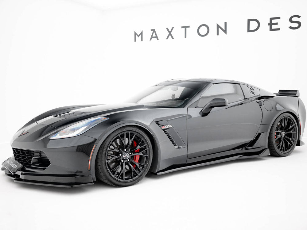 Maxton Design Side Skirts Diffusers Chevrolet Corvette Z06 C7