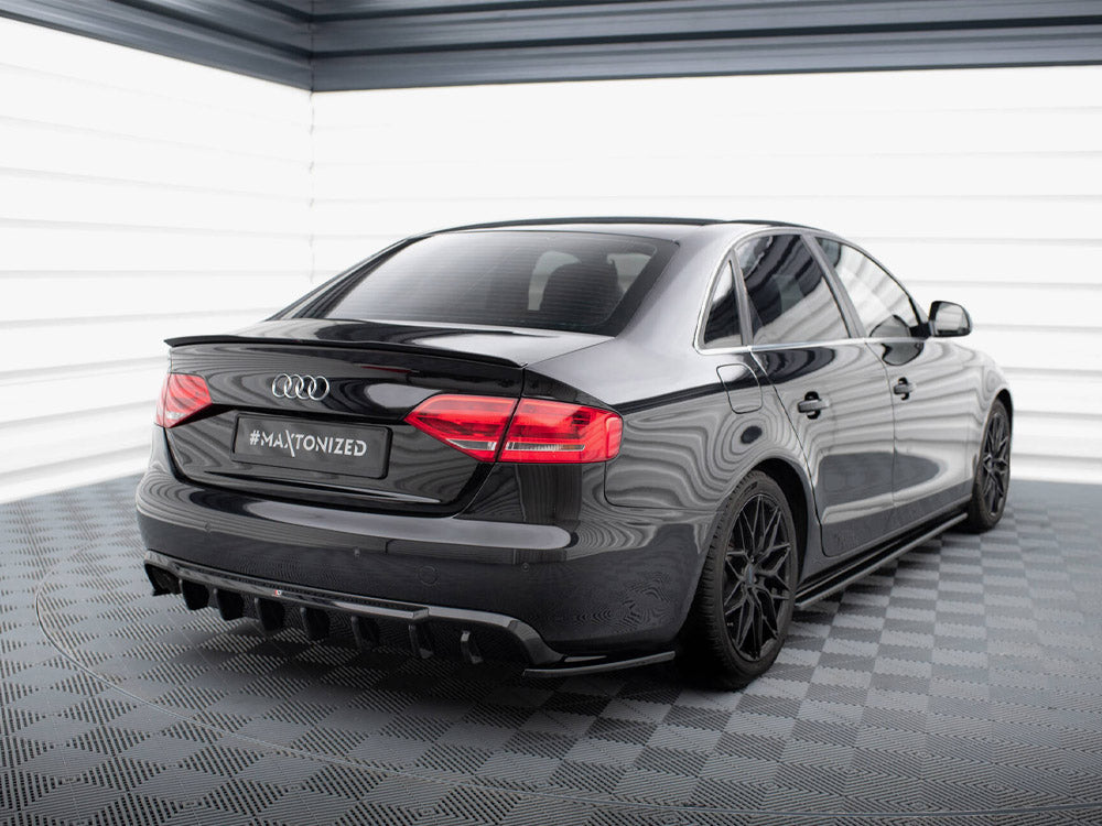 Maxton Design Rear Valance Audi A4 B8 (Single side dual exhaust version)