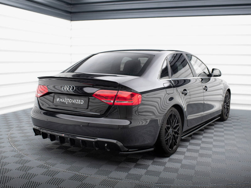 Maxton Design Rear Valance Audi A4 B8 (Single side dual exhaust version)