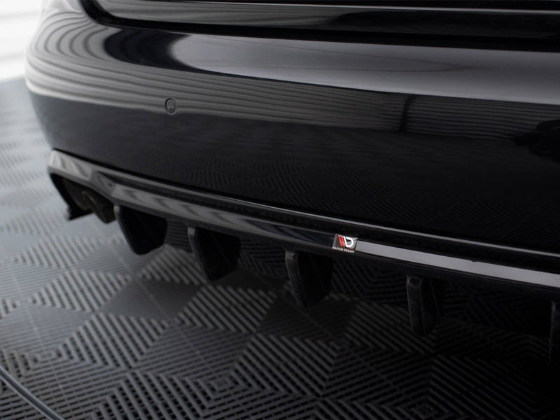 Maxton Design Rear Valance Audi A4 B8 (Single side dual exhaust version)