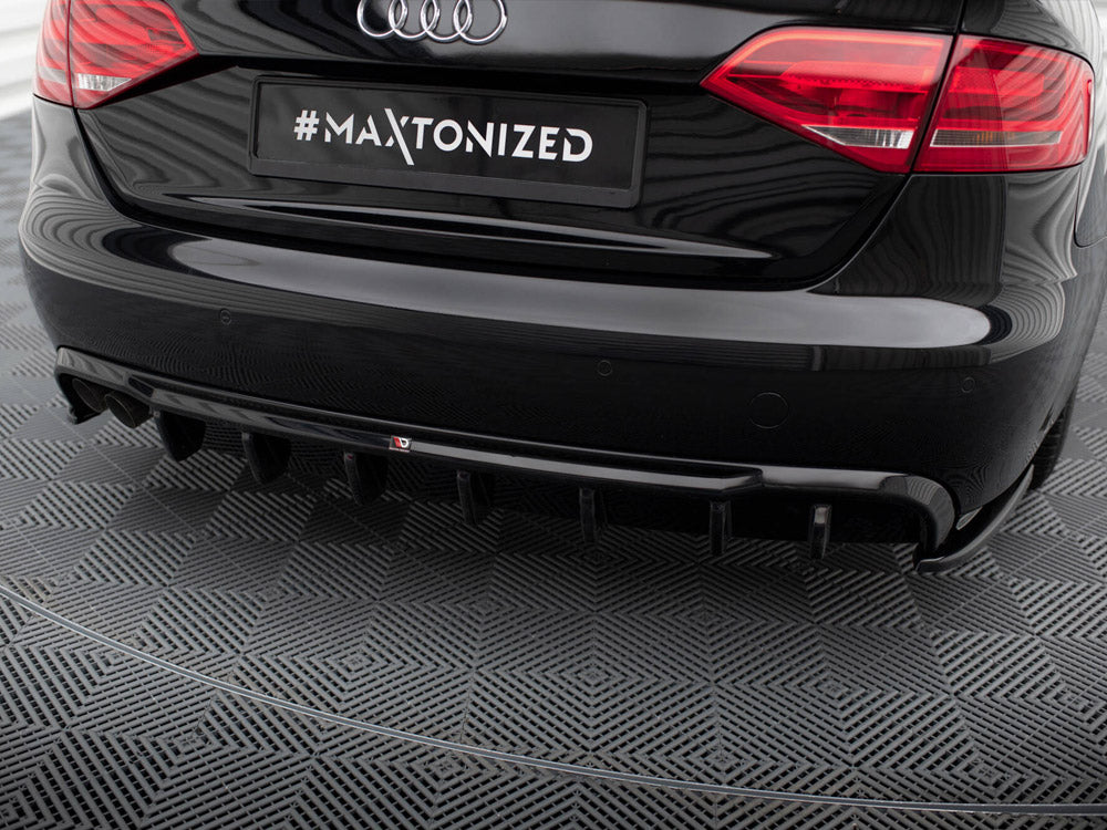 Maxton Design Rear Valance Audi A4 B8 (Single side dual exhaust version)