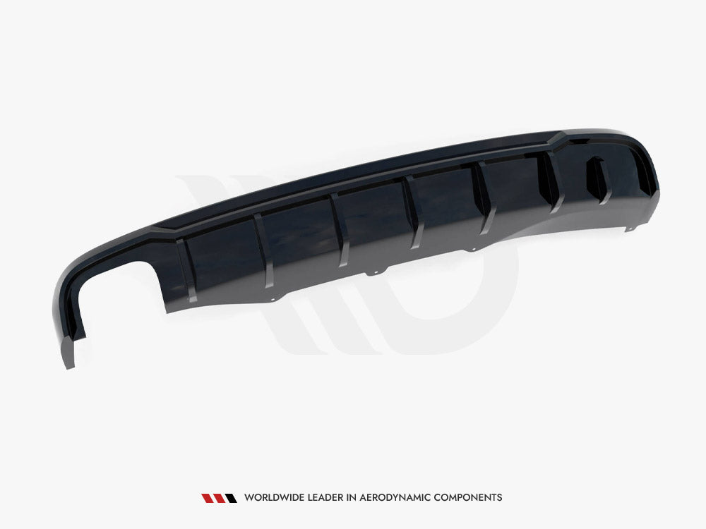 Maxton Design Rear Valance Audi A4 B8 (Single side dual exhaust version)