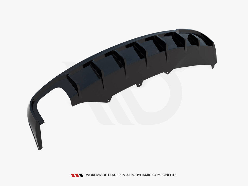 Maxton Design Rear Valance Audi A4 B8 (Single side dual exhaust version)