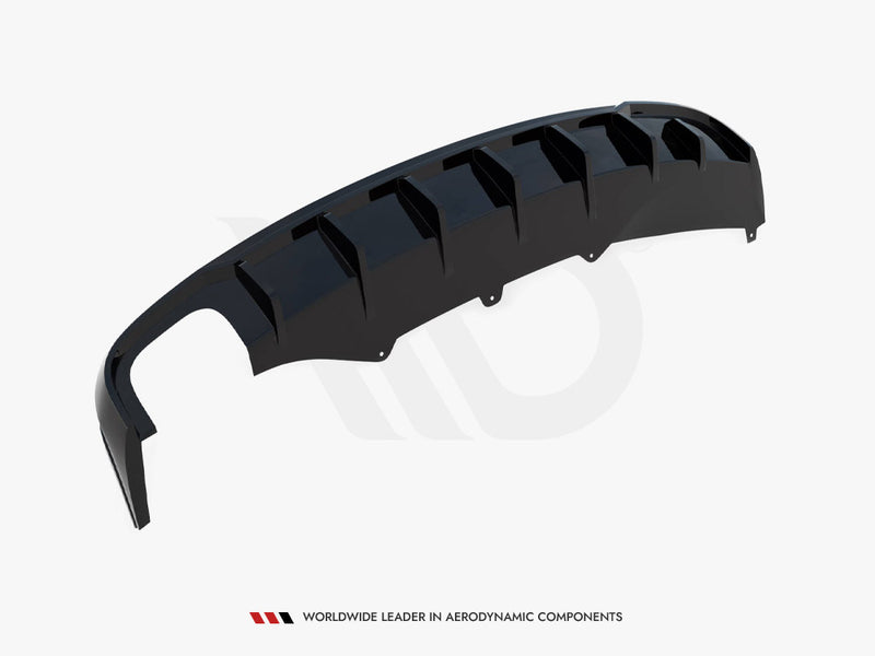 Maxton Design Rear Valance Audi A4 B8 (Single side dual exhaust version)