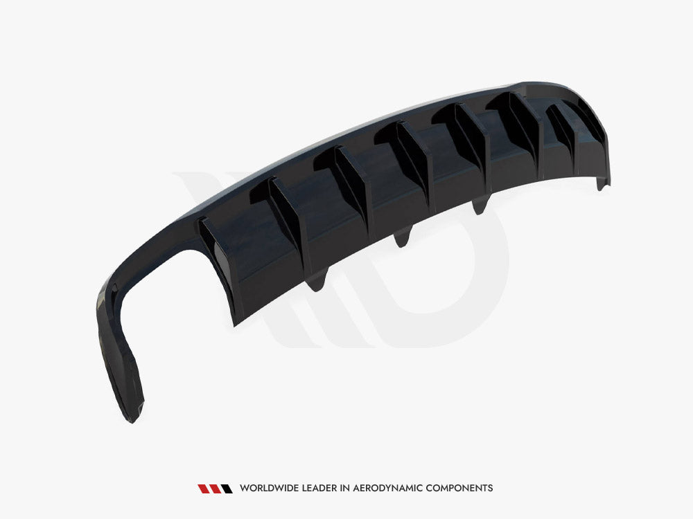 Maxton Design Rear Valance Audi A4 B8 Facelift (Single side dual exhaust version)
