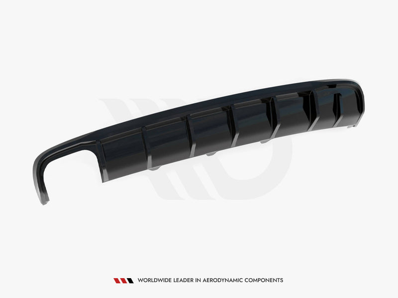 Maxton Design Rear Valance Audi A4 B8 Facelift (Single side dual exhaust version)