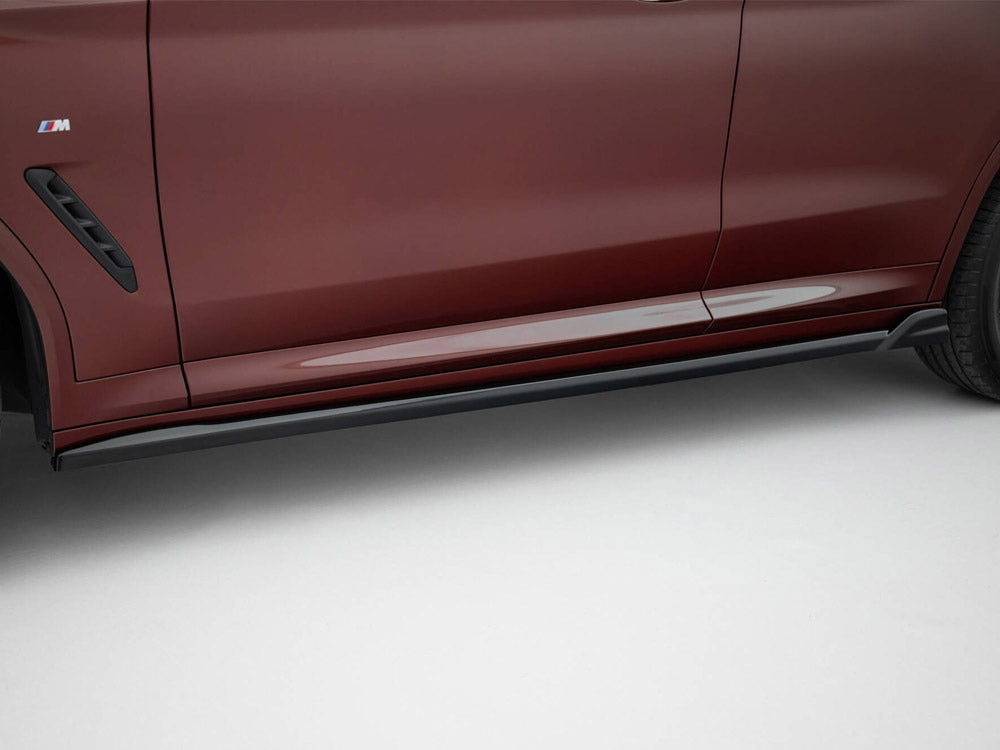 Maxton Design Side Skirts Diffusers BMW iX3 M-Pack G08 Facelift