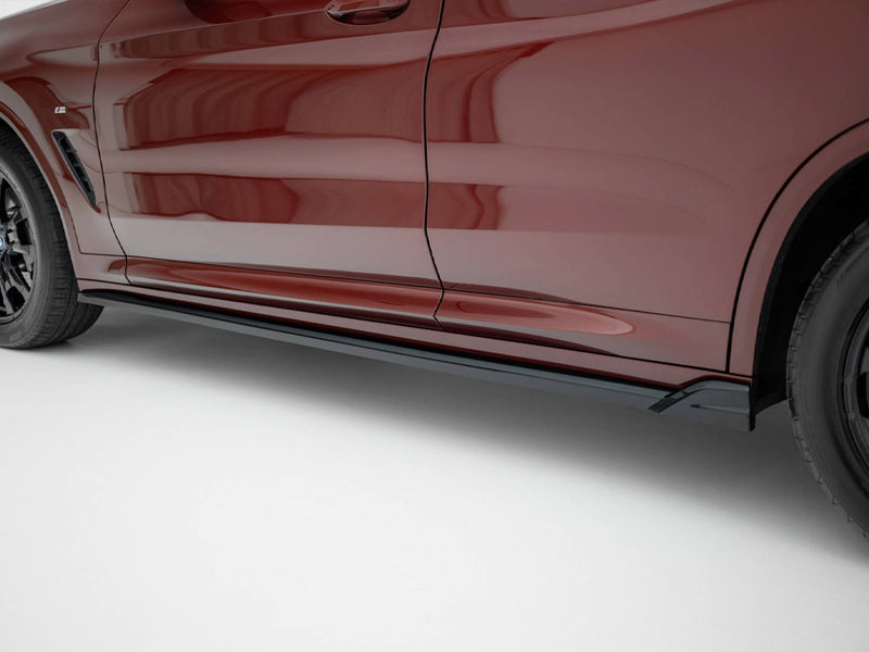 Maxton Design Side Skirts Diffusers BMW iX3 M-Pack G08 Facelift