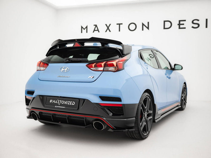 Maxton Design Central Rear Splitter Hyundai Veloster N Mk2