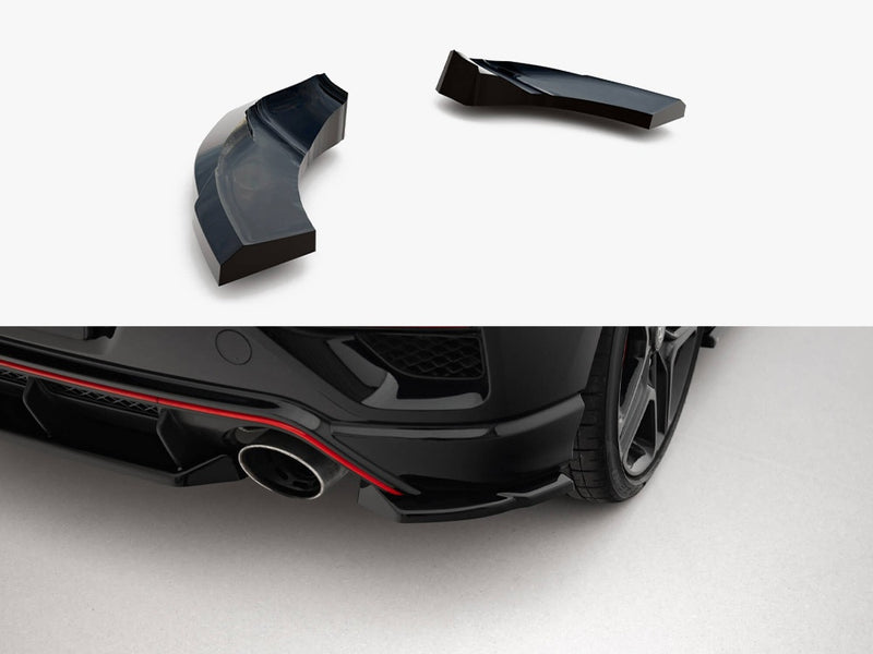 Maxton Design Rear Side Splitters Hyundai Veloster N Mk2