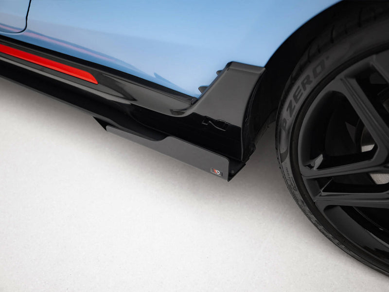 Maxton Design Street PRO Side Skirts Diffusers + Flaps Hyundai Veloster N Mk2