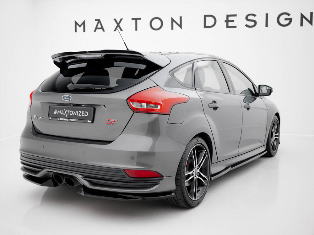 Maxton Design Rear Side Splitters V.3 Ford Focus ST Mk3 Facelift