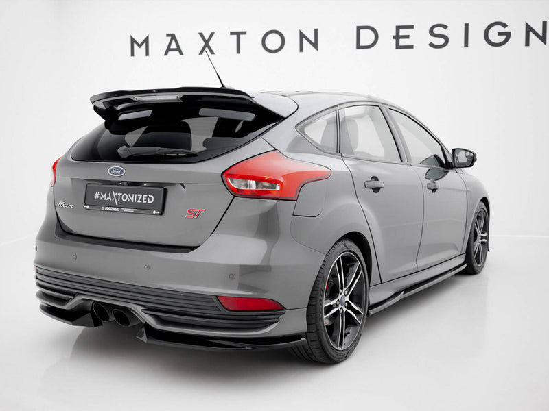 Maxton Design Rear Side Splitters V.3 Ford Focus ST Mk3 Facelift