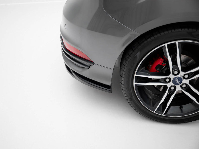 Maxton Design Rear Side Splitters V.3 Ford Focus ST Mk3 Facelift