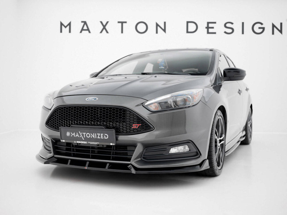Maxton Design Front Splitter V.6 Ford Focus ST Mk3 Facelift
