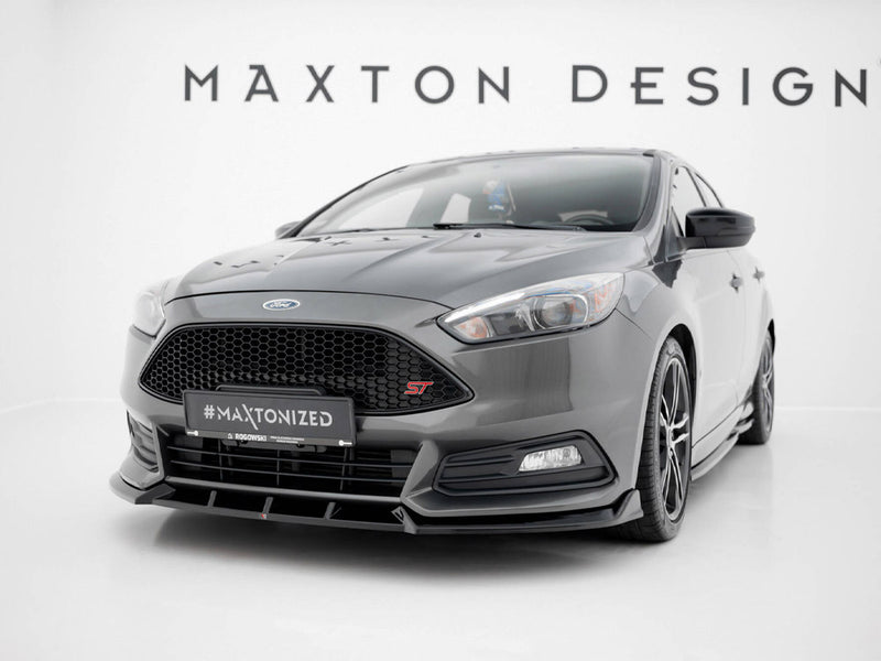 Maxton Design Front Splitter V.6 Ford Focus ST Mk3 Facelift