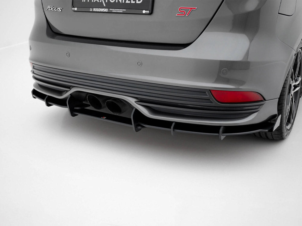 Maxton Design Rear Side Flaps Ford Focus ST Mk3 Facelift
