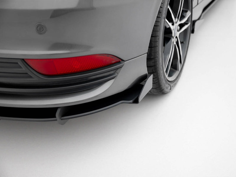 Maxton Design Street PRO Rear Diffuser + Flaps Ford Focus ST Mk3 Facelift
