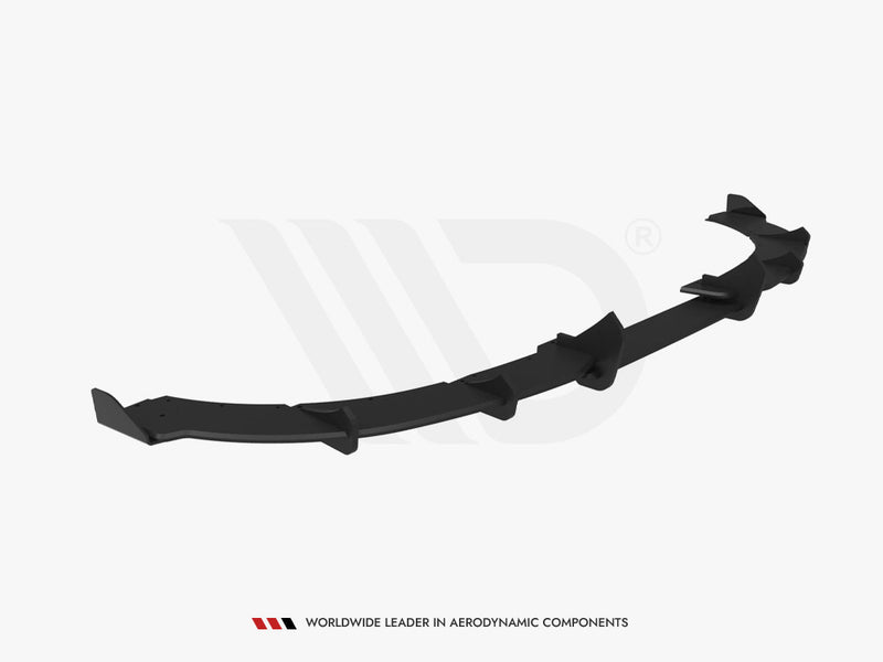 Maxton Design Street PRO Rear Diffuser + Flaps Ford Focus ST Mk3 Facelift - Black-Red