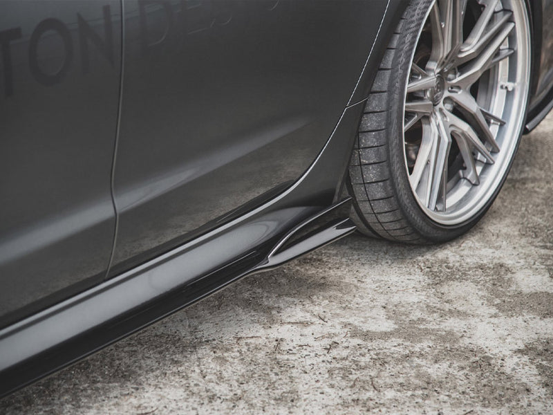 Maxton Design Side Skirts Diffusers Audi A6 / A6 C7 S-Line / S6 C7 FL