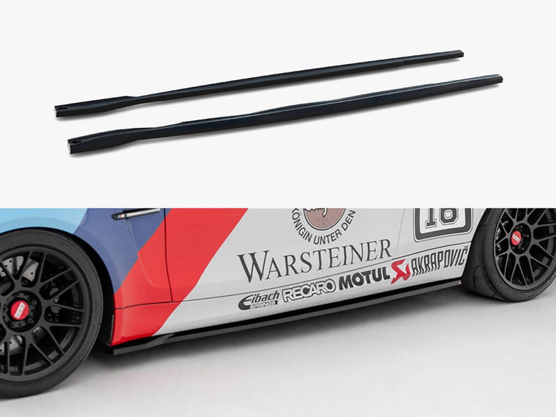 Maxton Design Side Skirts Diffusers BMW 1 M Coupe E82