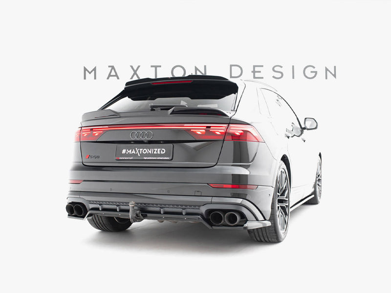 Maxton Design Rear Splitter (Vertical Bars) V.2 Audi SQ8 / Q8 S-Line Mk1 Facelift