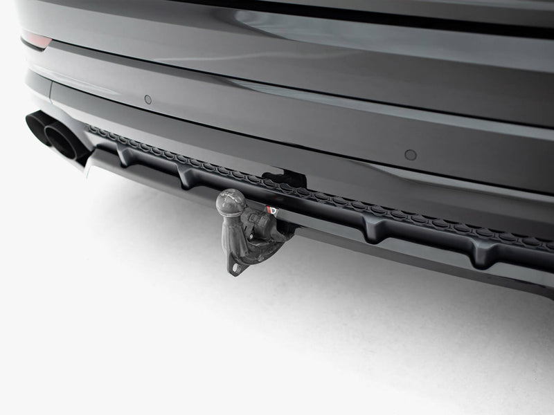 Maxton Design Rear Splitter (Vertical Bars) V.2 Audi SQ8 / Q8 S-Line Mk1 Facelift