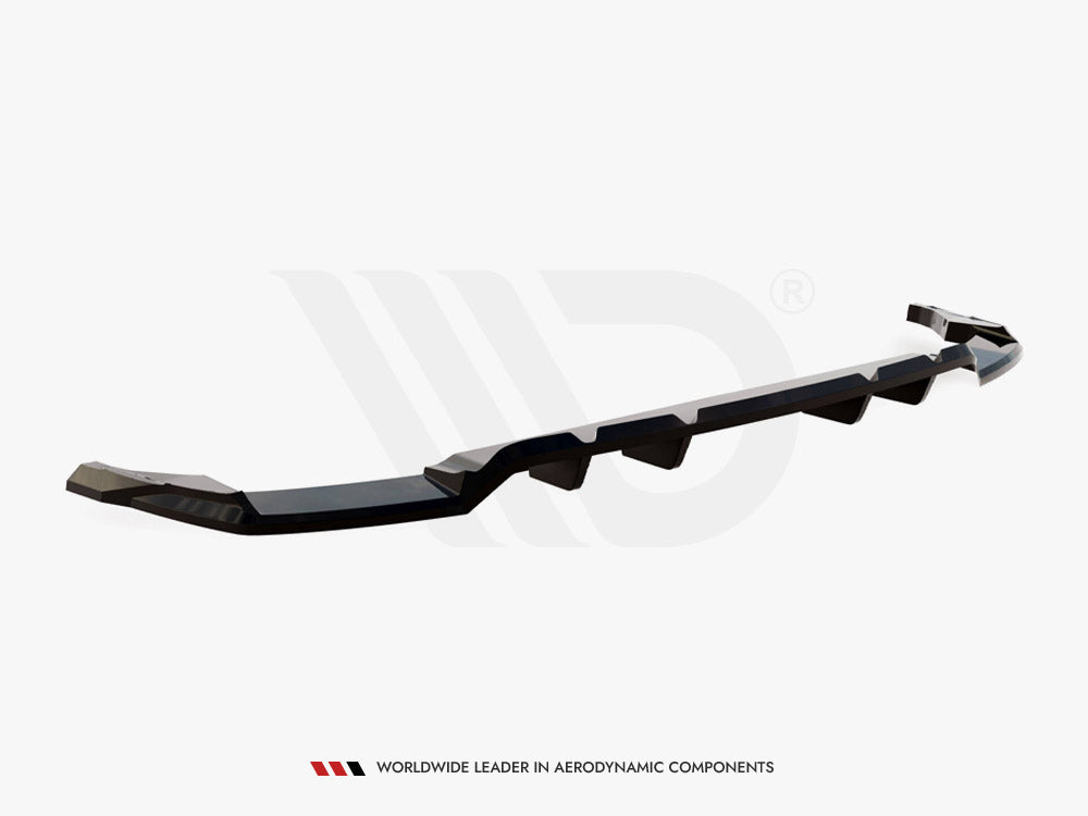 Maxton Design Rear Splitter (Vertical Bars) V.2 Audi SQ8 / Q8 S-Line Mk1 Facelift