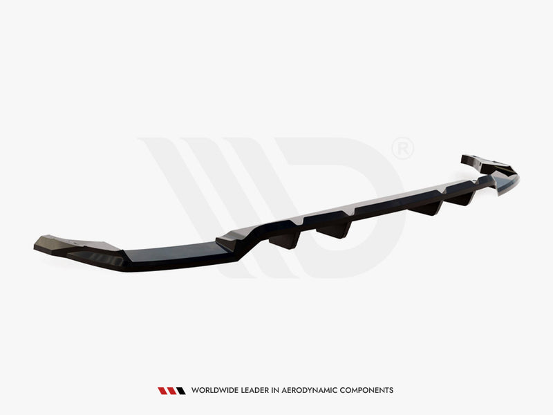 Maxton Design Rear Splitter (Vertical Bars) V.2 Audi SQ8 / Q8 S-Line Mk1 Facelift