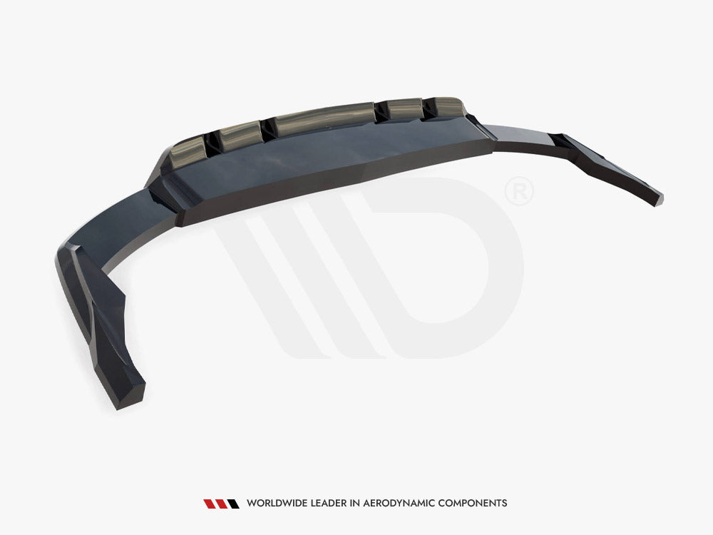 Maxton Design Rear Splitter (Vertical Bars) V.2 Audi SQ8 / Q8 S-Line Mk1 Facelift