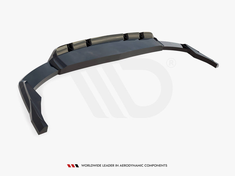 Maxton Design Rear Splitter (Vertical Bars) V.2 Audi SQ8 / Q8 S-Line Mk1 Facelift