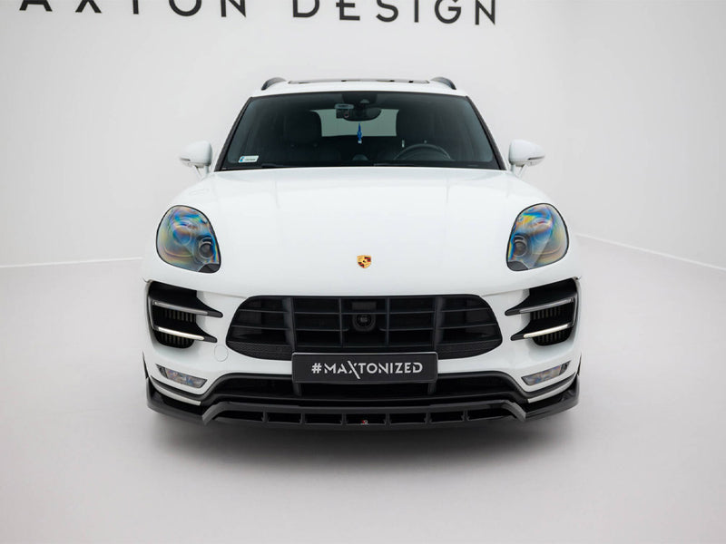 Maxton Design Front Splitter Porsche Macan Turbo Mk1