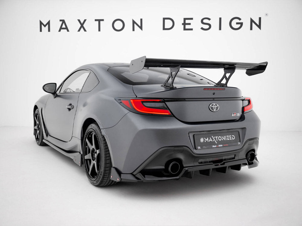 Maxton Design Carbon Spoiler With Internal Brackets Uprights Toyota GR86