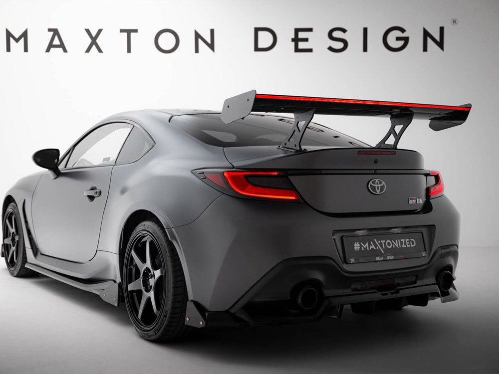 Maxton Design Carbon Spoiler With Internal Brackets Uprights + LED Toyota GR86