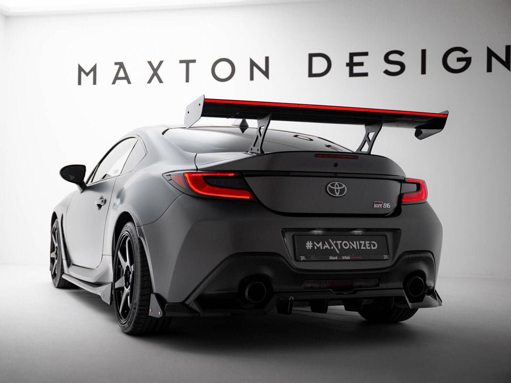 Maxton Design Carbon Spoiler With Internal Brackets Uprights + LED Toyota GR86