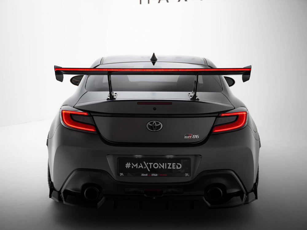 Maxton Design Carbon Spoiler With Internal Brackets Uprights + LED Toyota GR86