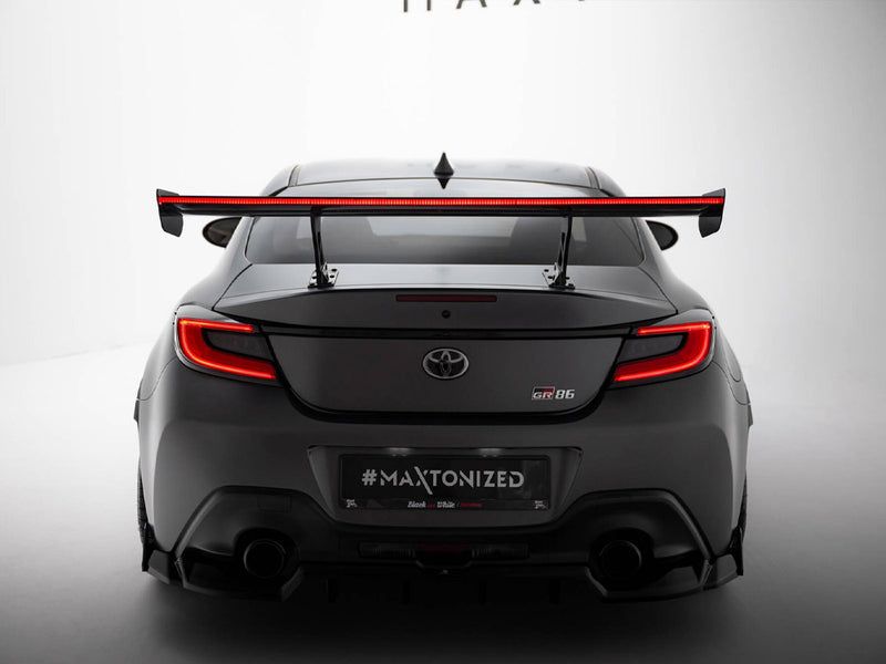 Maxton Design Carbon Spoiler With Internal Brackets Uprights + LED Toyota GR86