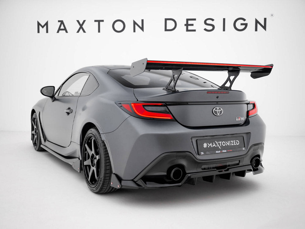 Maxton Design Carbon Spoiler With Internal Brackets Uprights + LED Toyota GR86