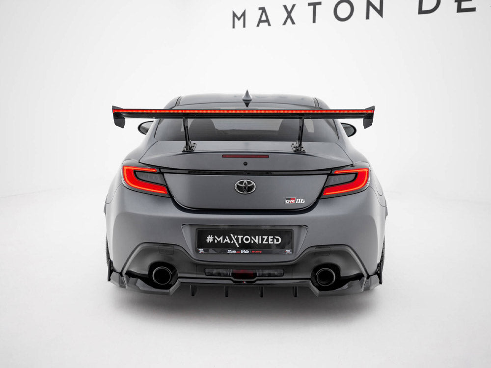 Maxton Design Carbon Spoiler With Internal Brackets Uprights + LED Toyota GR86