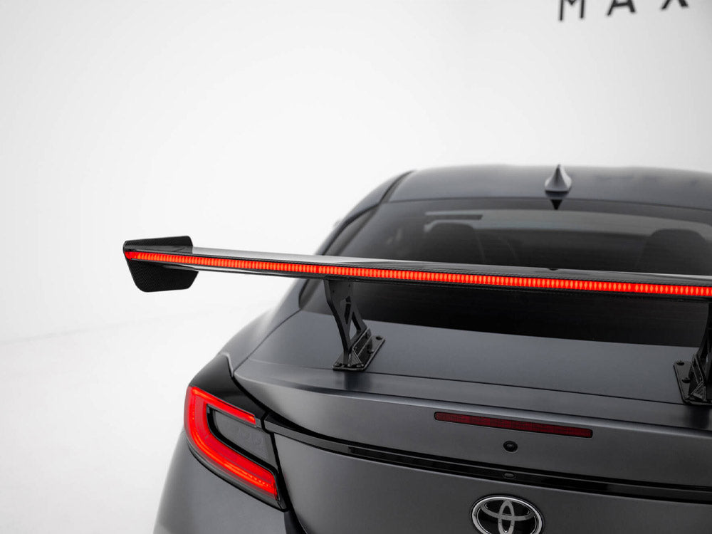Maxton Design Carbon Spoiler With Internal Brackets Uprights + LED Toyota GR86