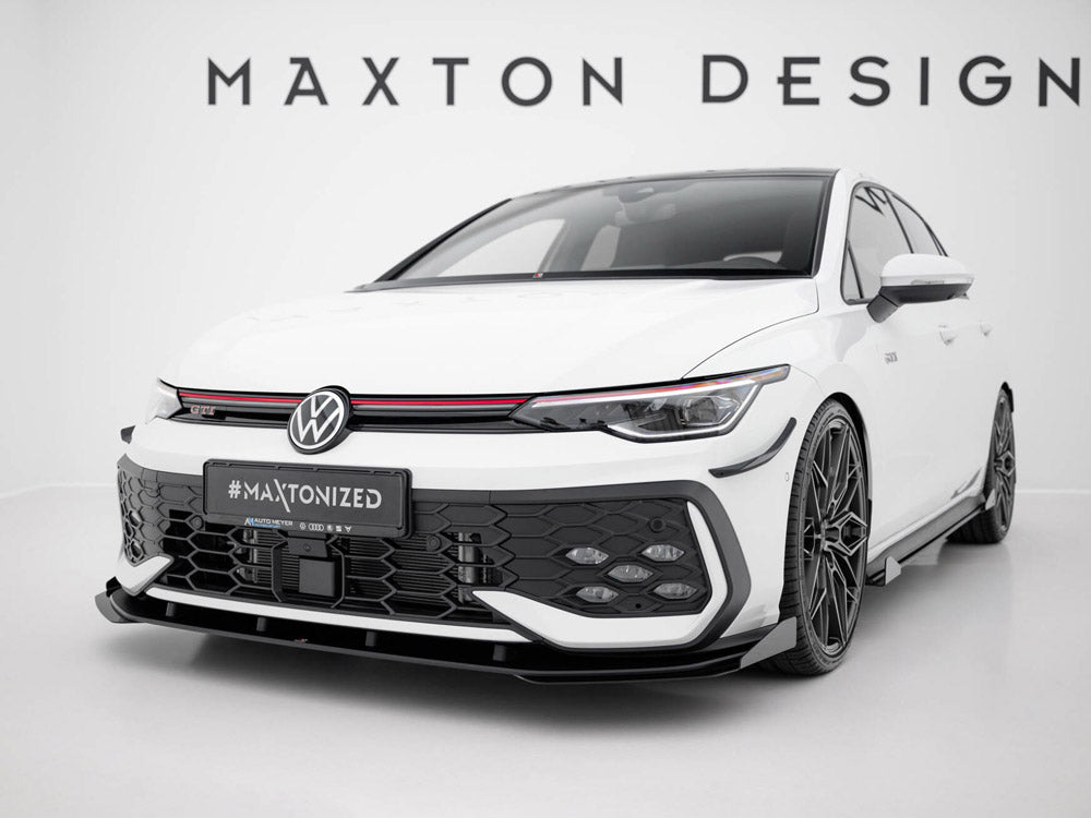Maxton Design Front Flaps Volkswagen Golf GTI / GTE / R-Line Mk8 Facelift