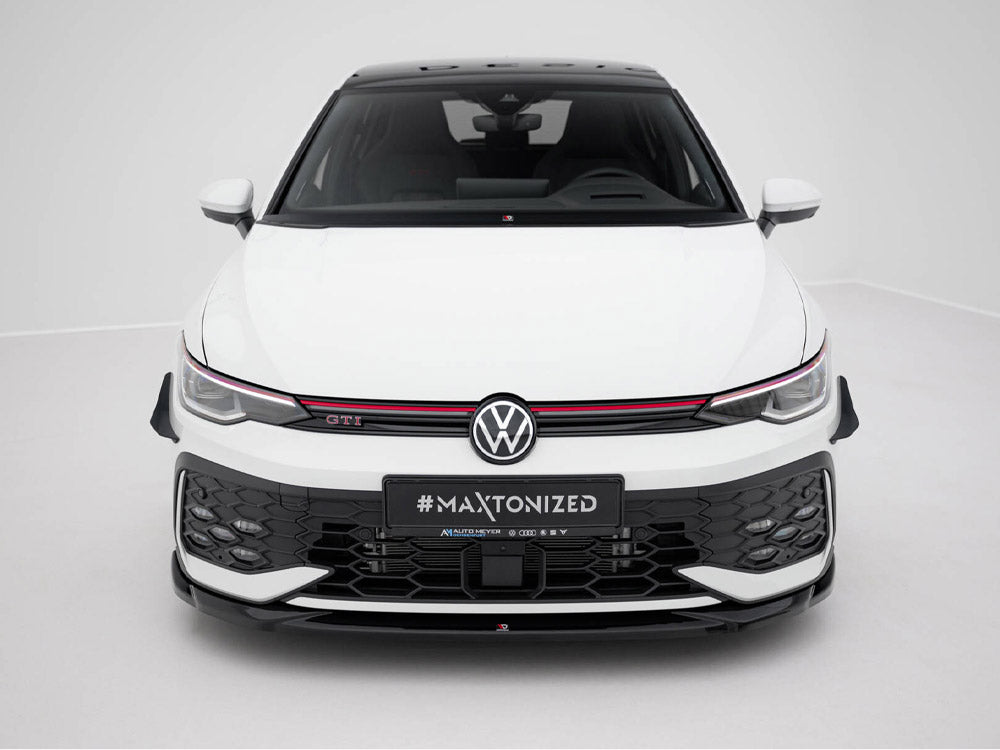 Maxton Design Front Splitter V.4 Volkswagen Golf GTI / GTE / R-Line Mk8 Facelift