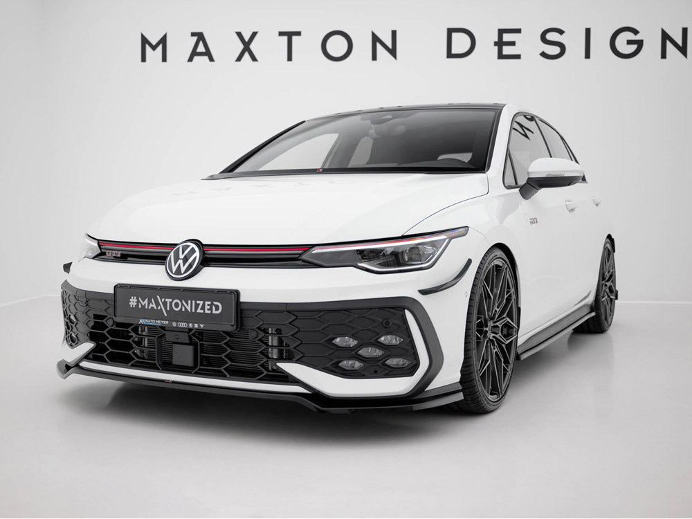 Maxton Design Front Splitter V.3 Volkswagen Golf GTI / GTE / R-Line Mk8 Facelift