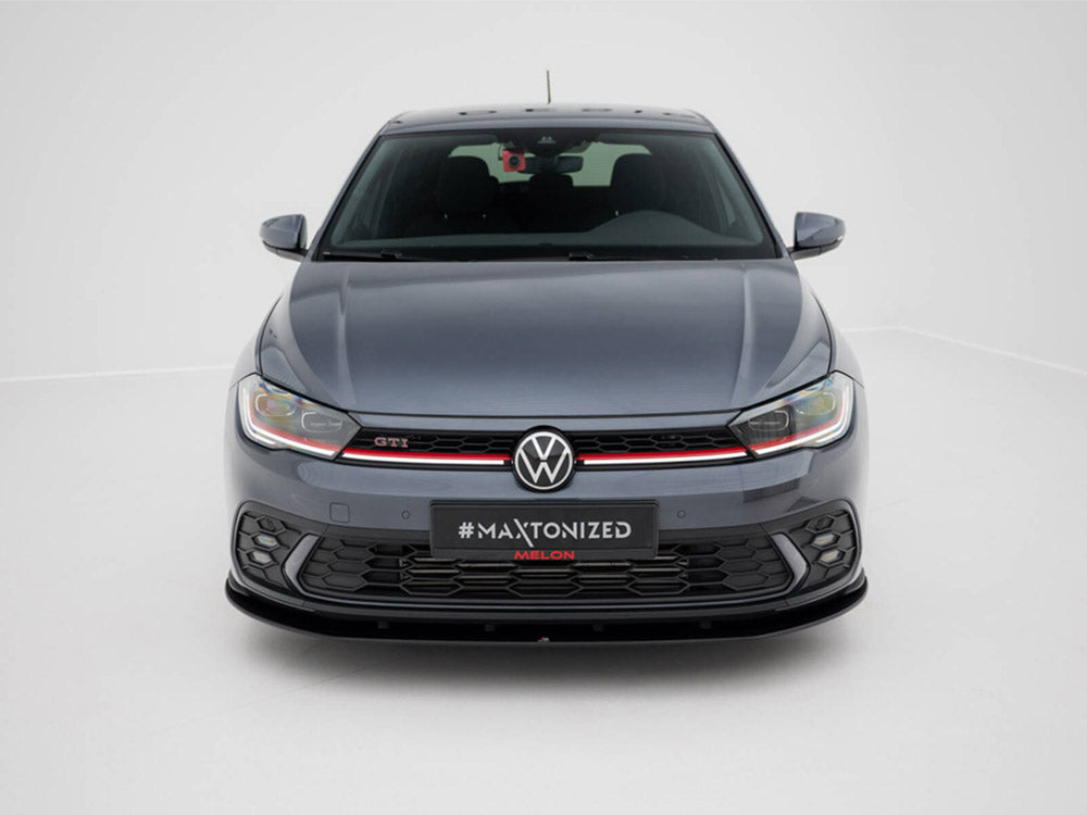 Maxton Design Street PRO Front Splitter Volkswagen Polo GTI Mk6 Facelift