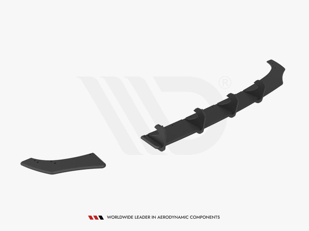 Maxton Design Street PRO Rear Diffuser Volkswagen Polo GTI Mk6 Facelift