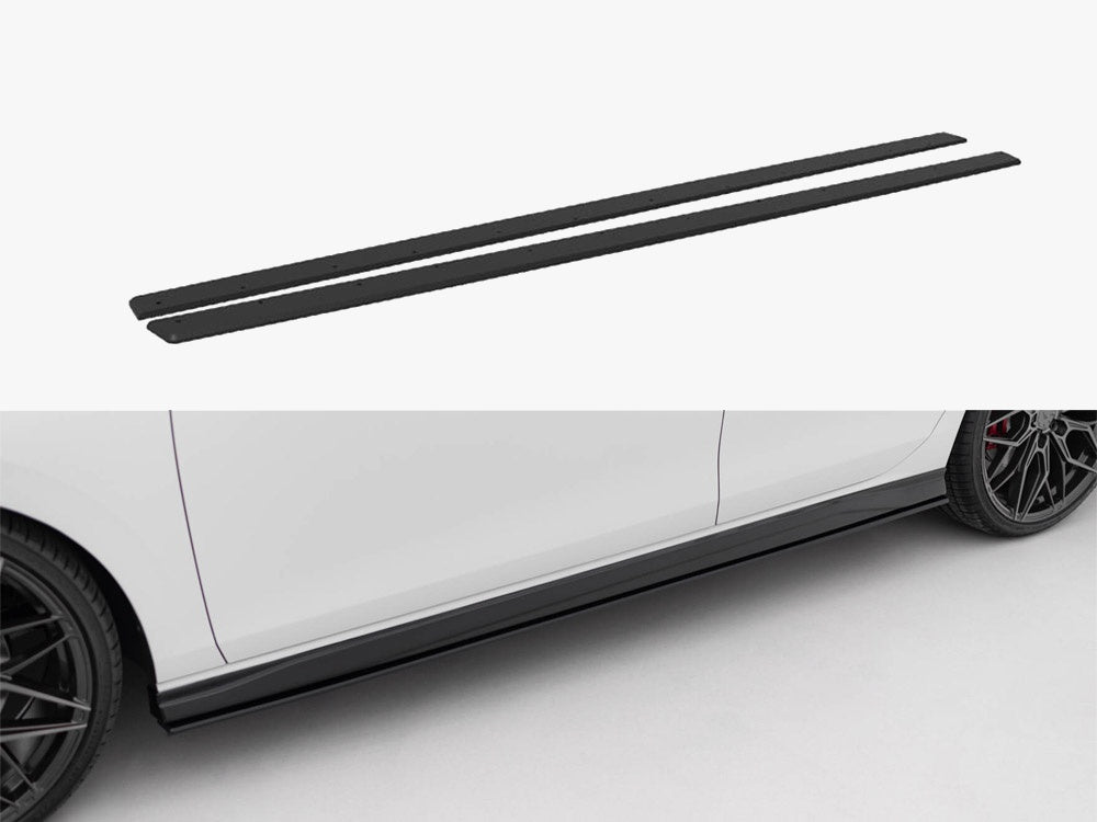Maxton Design Street PRO Side Skirts Diffusers V.2 Volkswagen Golf GTI / GTE / GTI Clubsport / R-Line Mk8