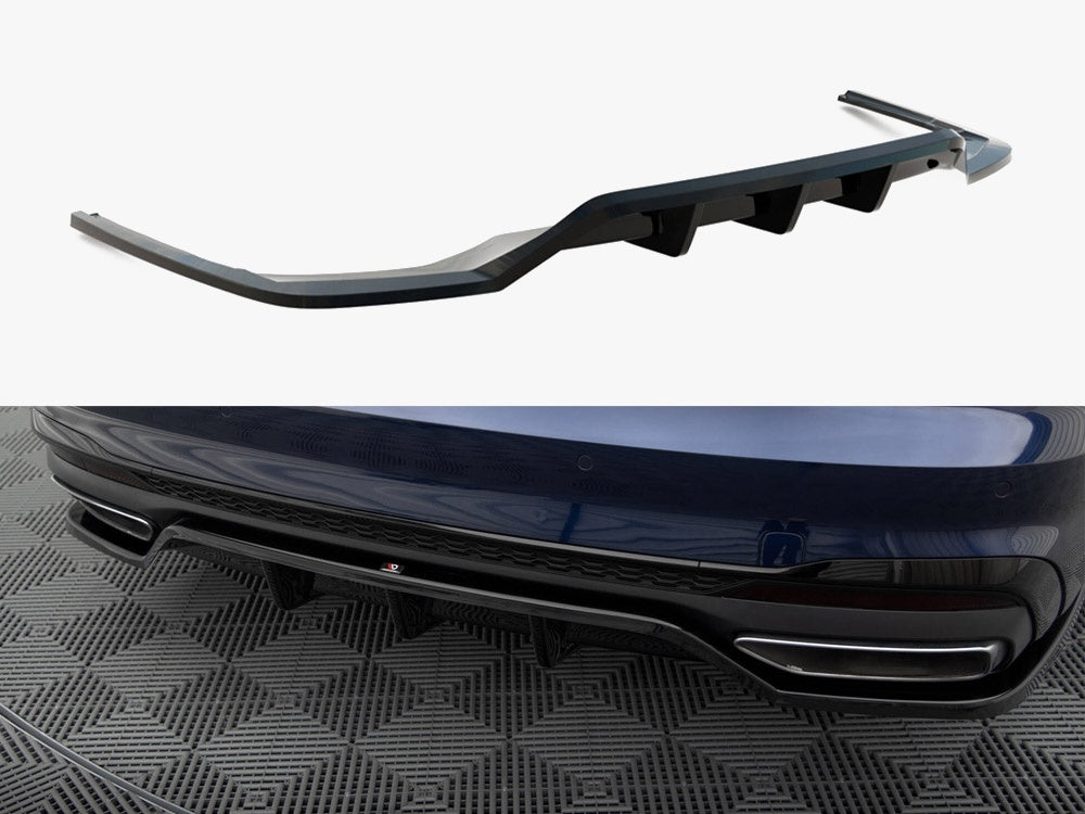 Maxton Design Rear Splitter (Vertical Bars) V.2 Audi A4 S-Line B9 Facelift