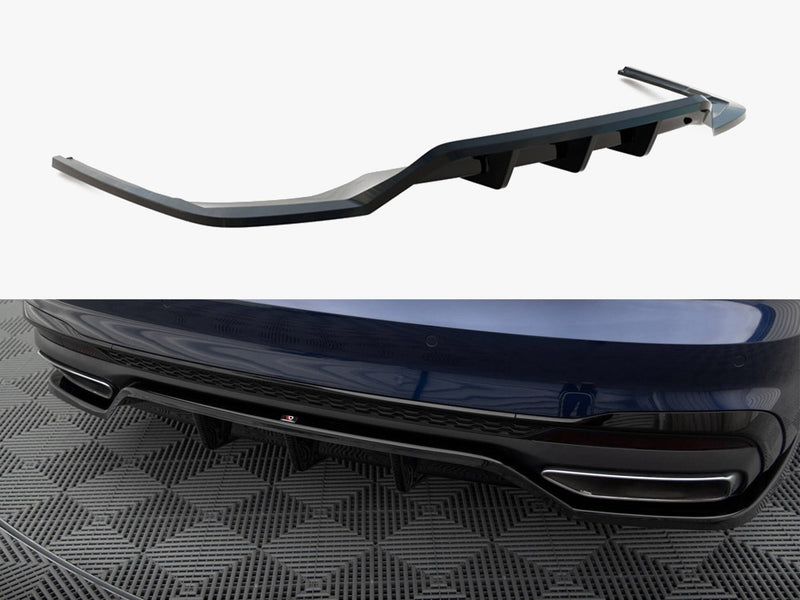 Maxton Design Rear Splitter (Vertical Bars) V.2 Audi A4 S-Line B9 Facelift